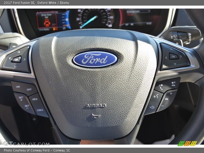 Oxford White / Ebony 2017 Ford Fusion SE