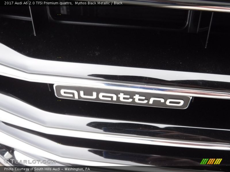 Mythos Black Metallic / Black 2017 Audi A6 2.0 TFSI Premium quattro