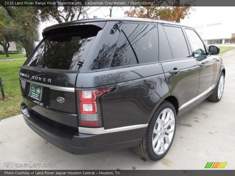 Carpathian Grey Metallic / Ebony/Ebony 2016 Land Rover Range Rover Supercharged