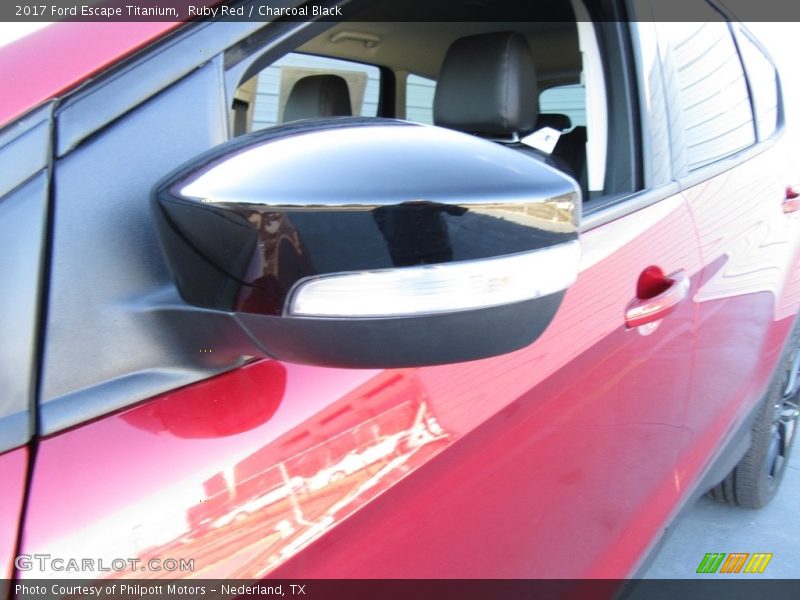 Ruby Red / Charcoal Black 2017 Ford Escape Titanium