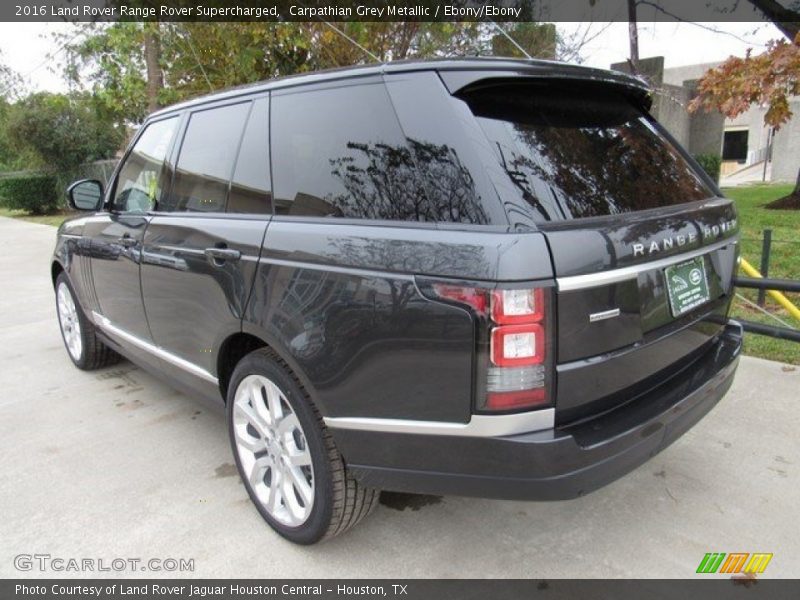 Carpathian Grey Metallic / Ebony/Ebony 2016 Land Rover Range Rover Supercharged