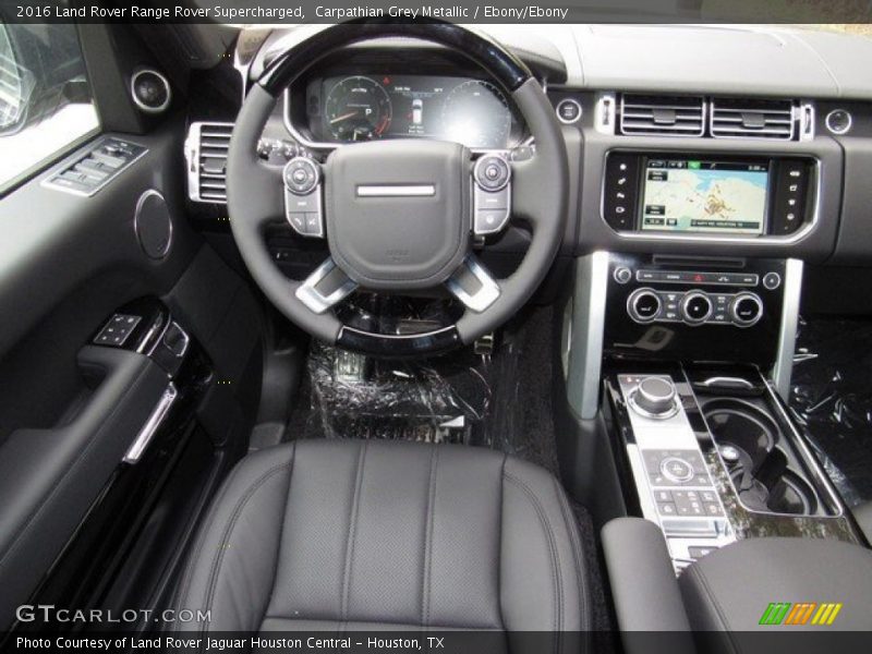 Carpathian Grey Metallic / Ebony/Ebony 2016 Land Rover Range Rover Supercharged