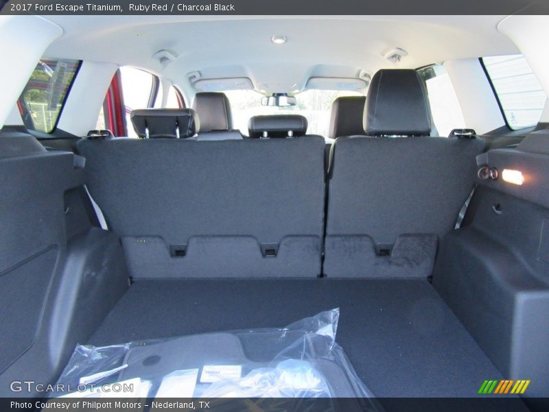 Ruby Red / Charcoal Black 2017 Ford Escape Titanium