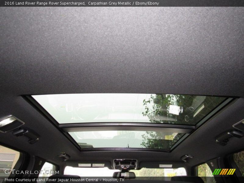 Carpathian Grey Metallic / Ebony/Ebony 2016 Land Rover Range Rover Supercharged