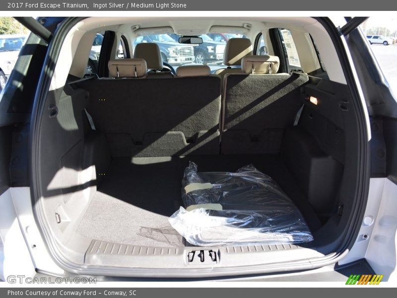 Ingot Silver / Medium Light Stone 2017 Ford Escape Titanium