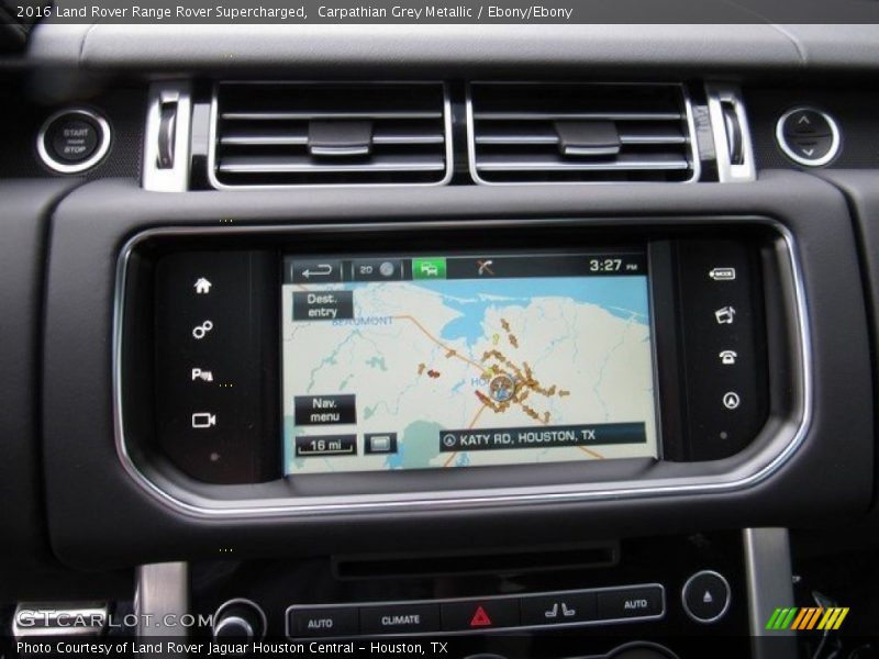 Carpathian Grey Metallic / Ebony/Ebony 2016 Land Rover Range Rover Supercharged