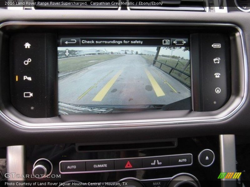 Carpathian Grey Metallic / Ebony/Ebony 2016 Land Rover Range Rover Supercharged