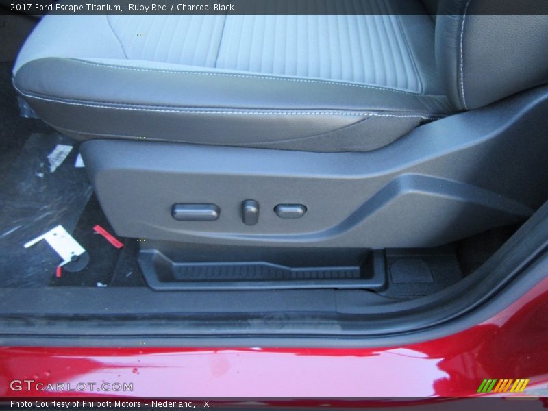 Ruby Red / Charcoal Black 2017 Ford Escape Titanium