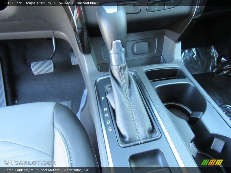 Ruby Red / Charcoal Black 2017 Ford Escape Titanium