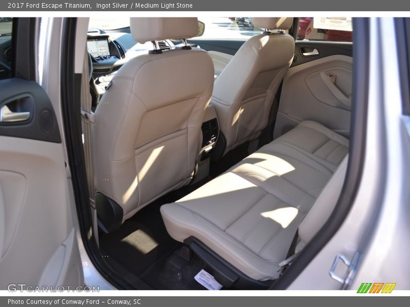 Ingot Silver / Medium Light Stone 2017 Ford Escape Titanium