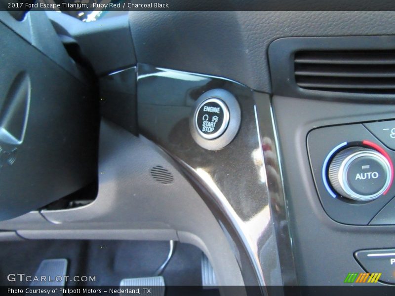 Ruby Red / Charcoal Black 2017 Ford Escape Titanium