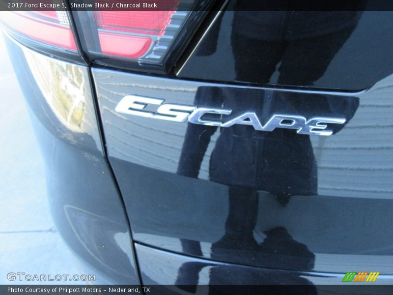 Shadow Black / Charcoal Black 2017 Ford Escape S