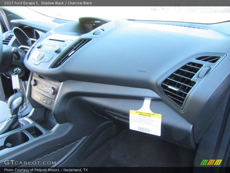 Shadow Black / Charcoal Black 2017 Ford Escape S