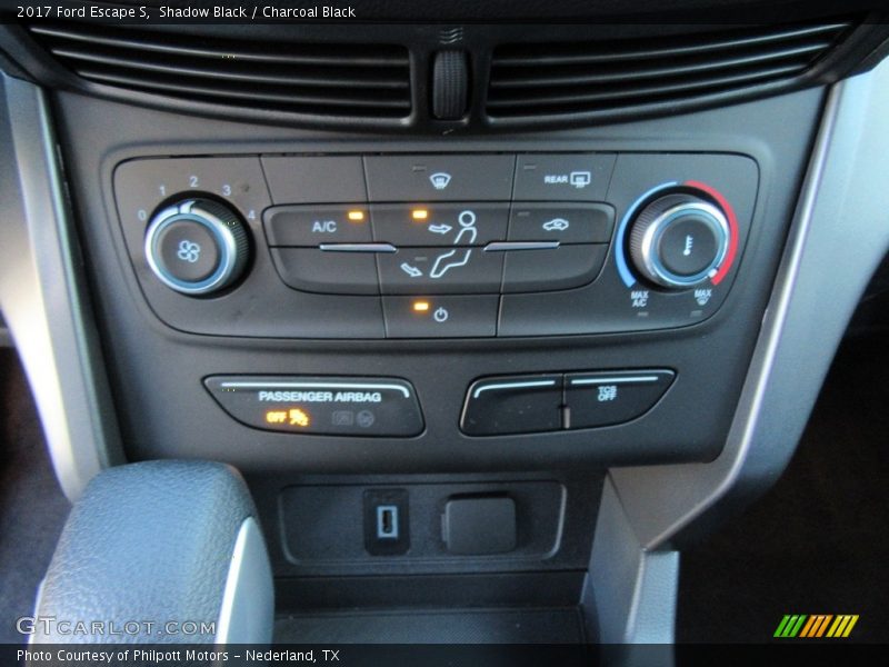 Shadow Black / Charcoal Black 2017 Ford Escape S