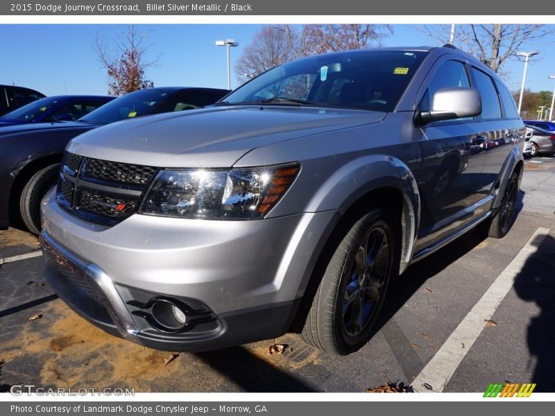 Billet Silver Metallic / Black 2015 Dodge Journey Crossroad