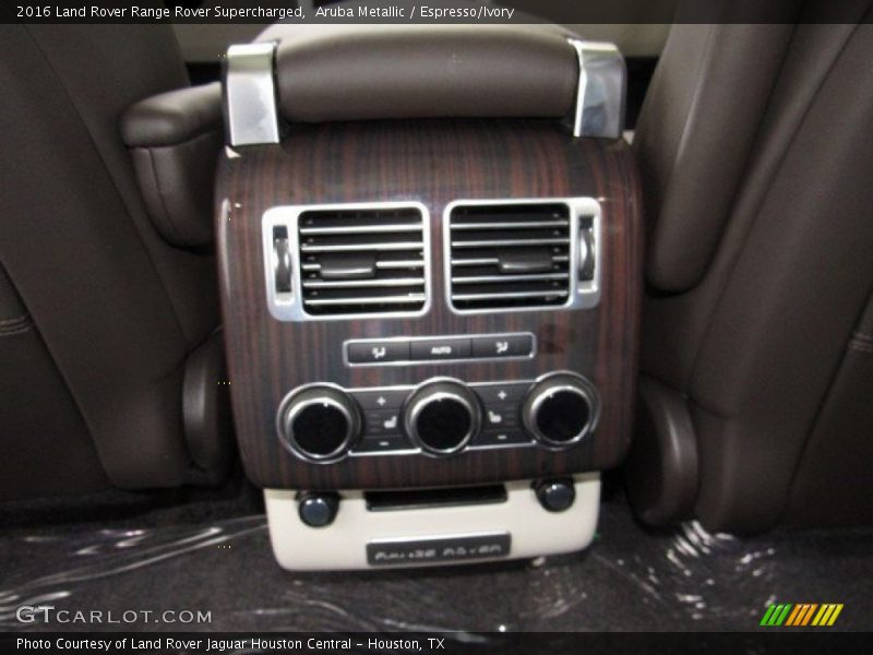 Aruba Metallic / Espresso/Ivory 2016 Land Rover Range Rover Supercharged