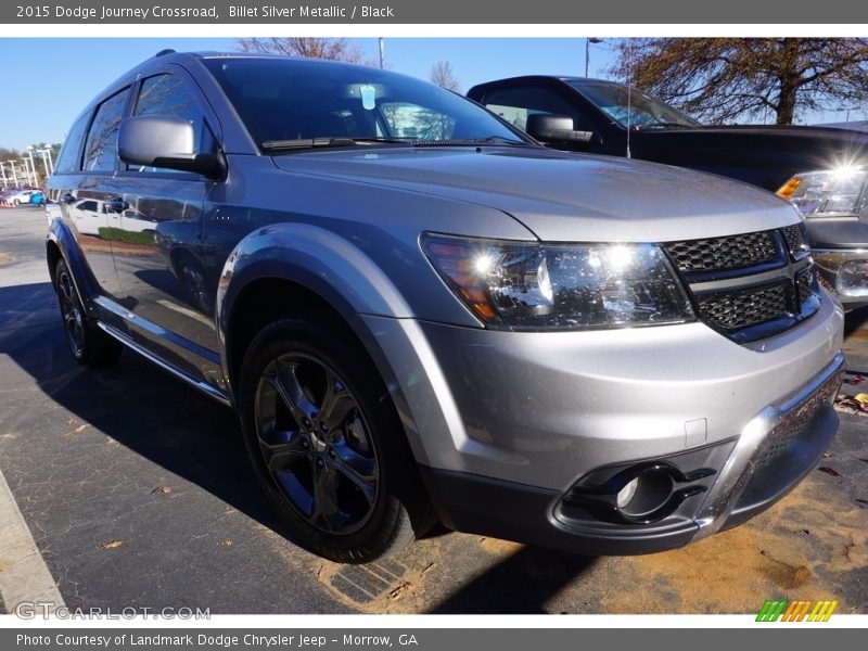 Billet Silver Metallic / Black 2015 Dodge Journey Crossroad