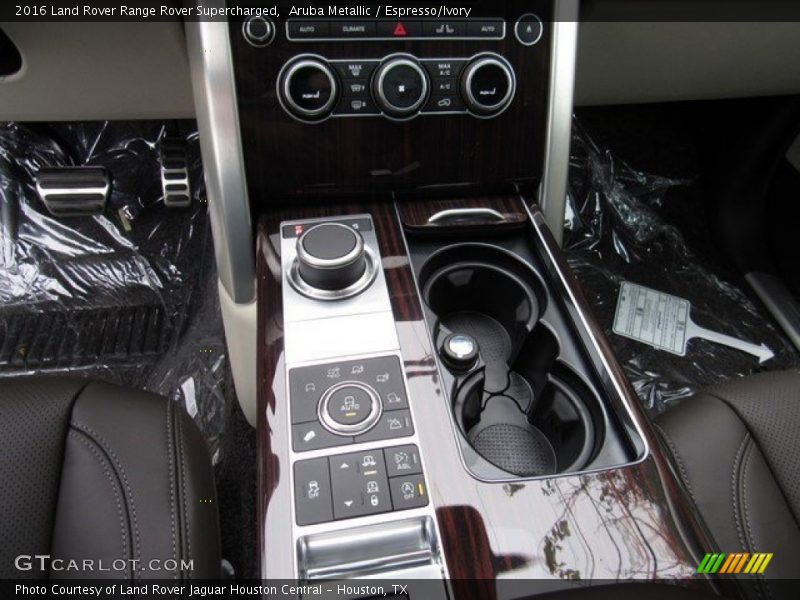 Aruba Metallic / Espresso/Ivory 2016 Land Rover Range Rover Supercharged