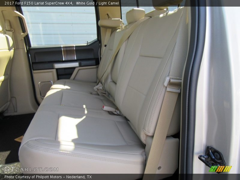 White Gold / Light Camel 2017 Ford F150 Lariat SuperCrew 4X4