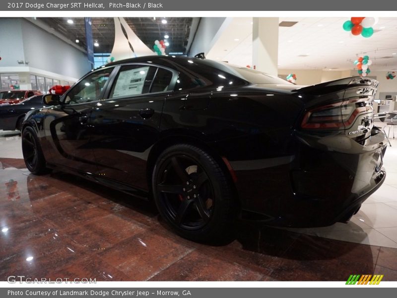 Pitch-Black / Black 2017 Dodge Charger SRT Hellcat
