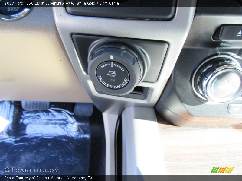 White Gold / Light Camel 2017 Ford F150 Lariat SuperCrew 4X4