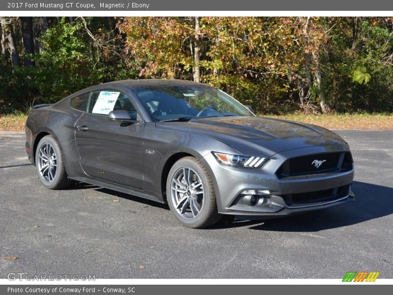 Magnetic / Ebony 2017 Ford Mustang GT Coupe