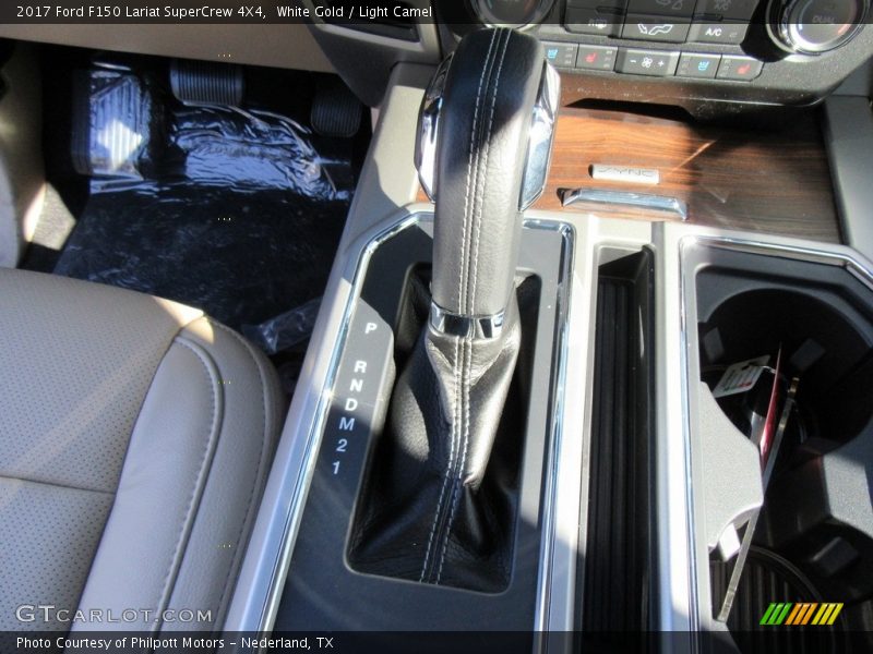 White Gold / Light Camel 2017 Ford F150 Lariat SuperCrew 4X4