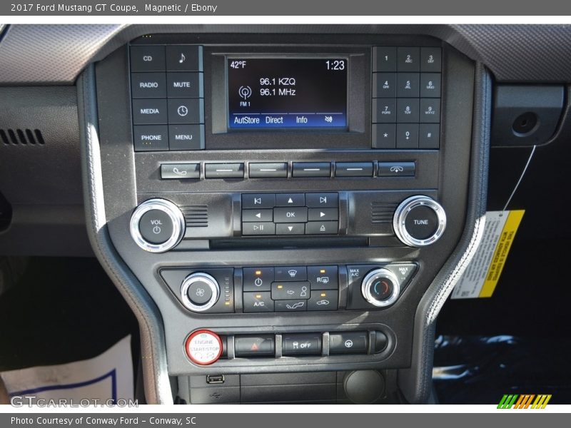 Magnetic / Ebony 2017 Ford Mustang GT Coupe
