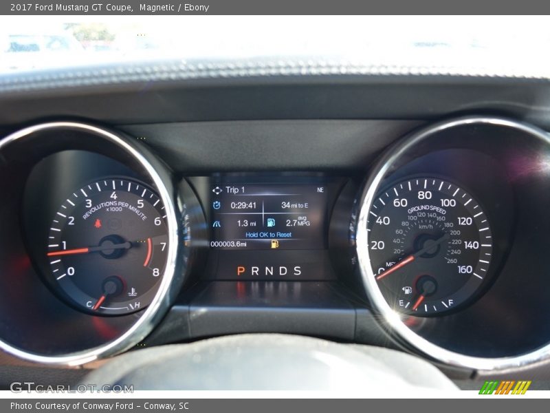 Magnetic / Ebony 2017 Ford Mustang GT Coupe