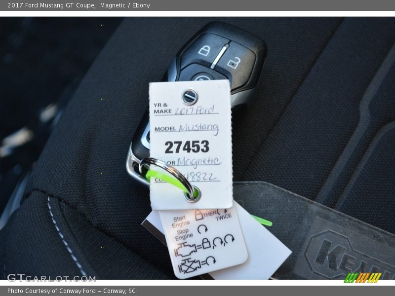 Magnetic / Ebony 2017 Ford Mustang GT Coupe