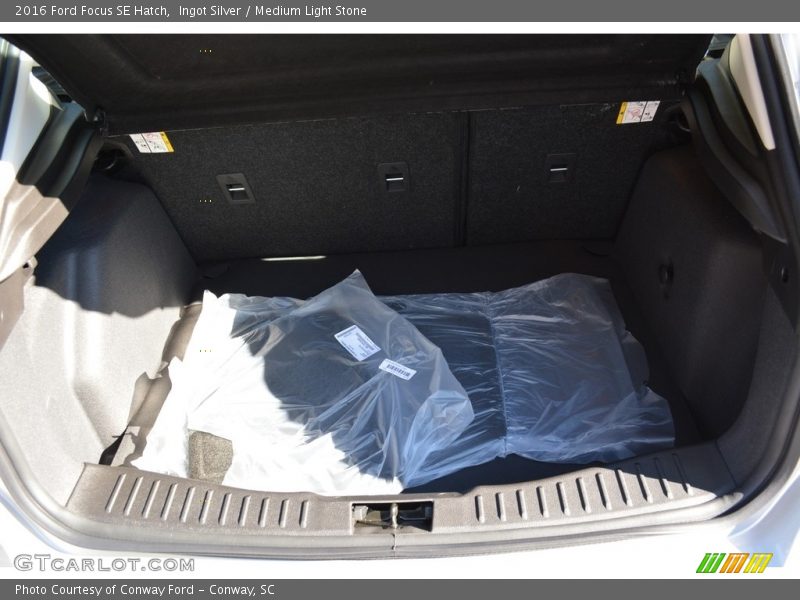 Ingot Silver / Medium Light Stone 2016 Ford Focus SE Hatch