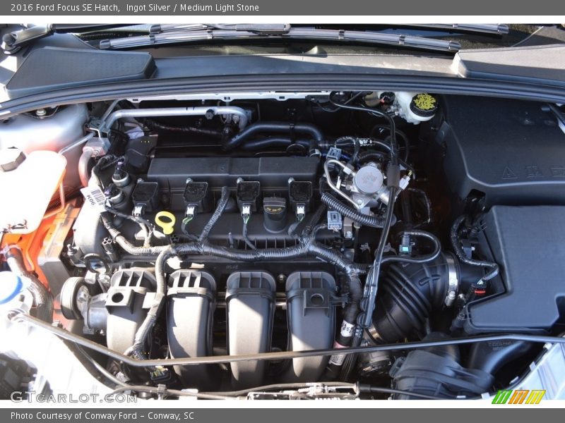Ingot Silver / Medium Light Stone 2016 Ford Focus SE Hatch