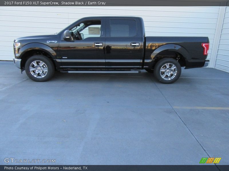 Shadow Black / Earth Gray 2017 Ford F150 XLT SuperCrew