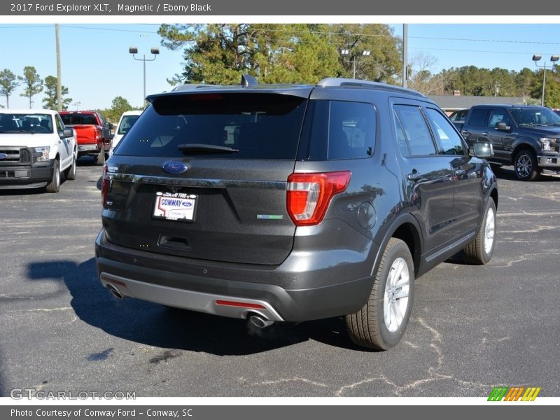 Magnetic / Ebony Black 2017 Ford Explorer XLT