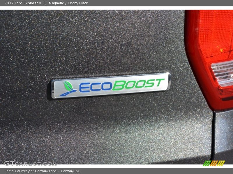 Magnetic / Ebony Black 2017 Ford Explorer XLT