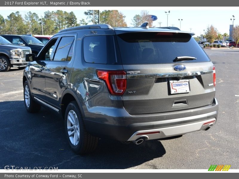 Magnetic / Ebony Black 2017 Ford Explorer XLT