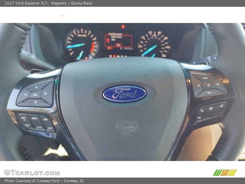 Magnetic / Ebony Black 2017 Ford Explorer XLT