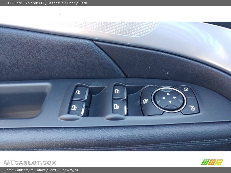 Magnetic / Ebony Black 2017 Ford Explorer XLT