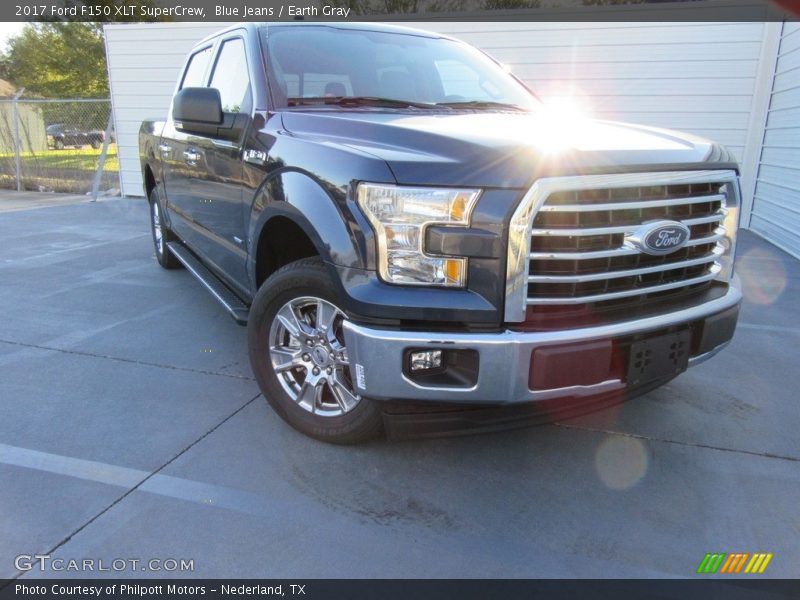 Blue Jeans / Earth Gray 2017 Ford F150 XLT SuperCrew