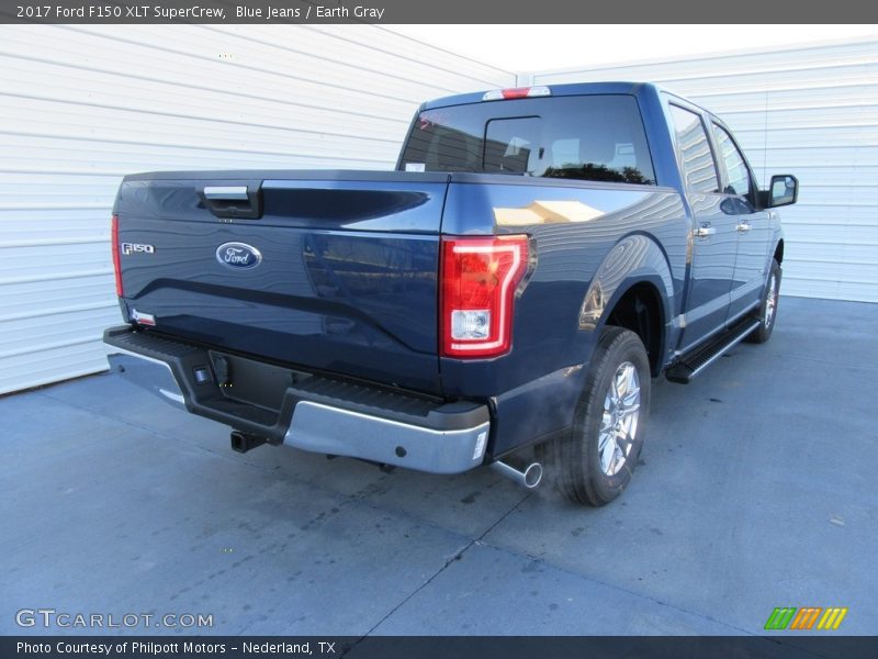 Blue Jeans / Earth Gray 2017 Ford F150 XLT SuperCrew