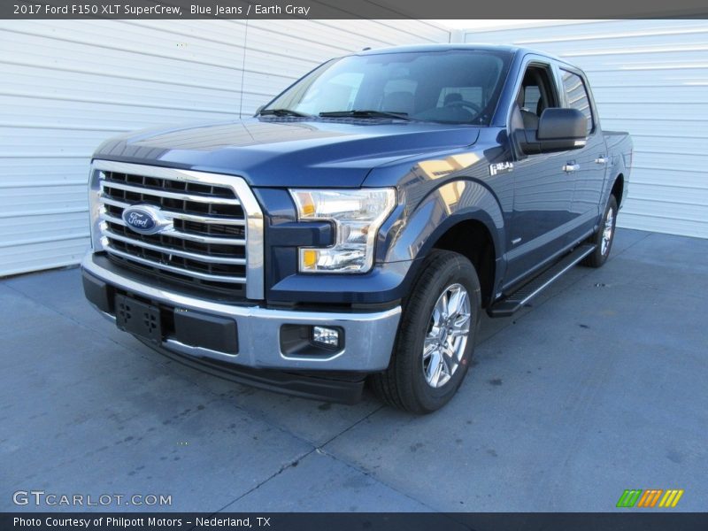 Blue Jeans / Earth Gray 2017 Ford F150 XLT SuperCrew