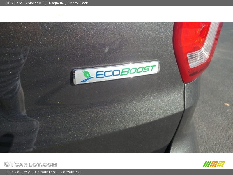 Magnetic / Ebony Black 2017 Ford Explorer XLT