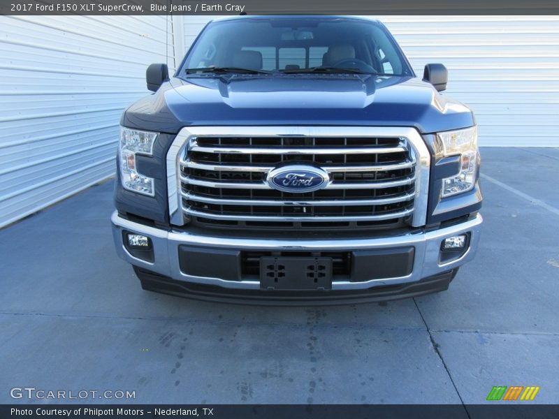 Blue Jeans / Earth Gray 2017 Ford F150 XLT SuperCrew