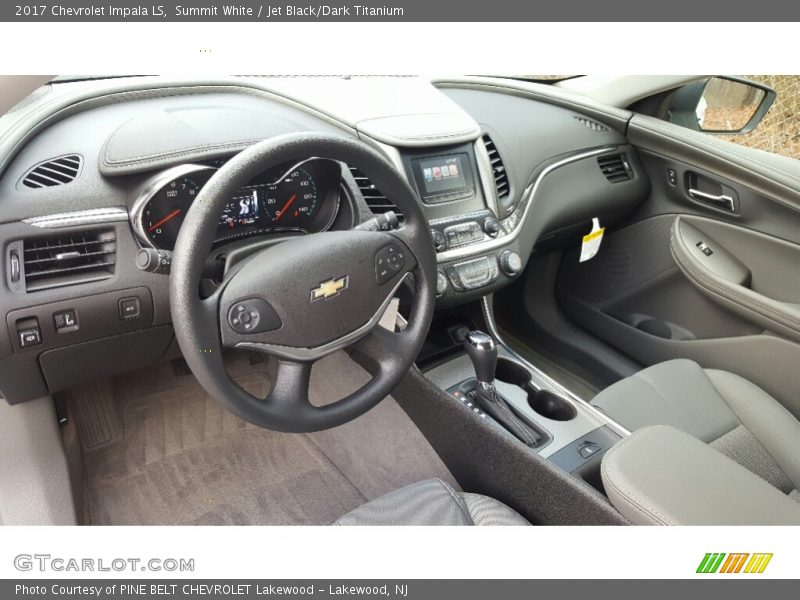 Summit White / Jet Black/Dark Titanium 2017 Chevrolet Impala LS