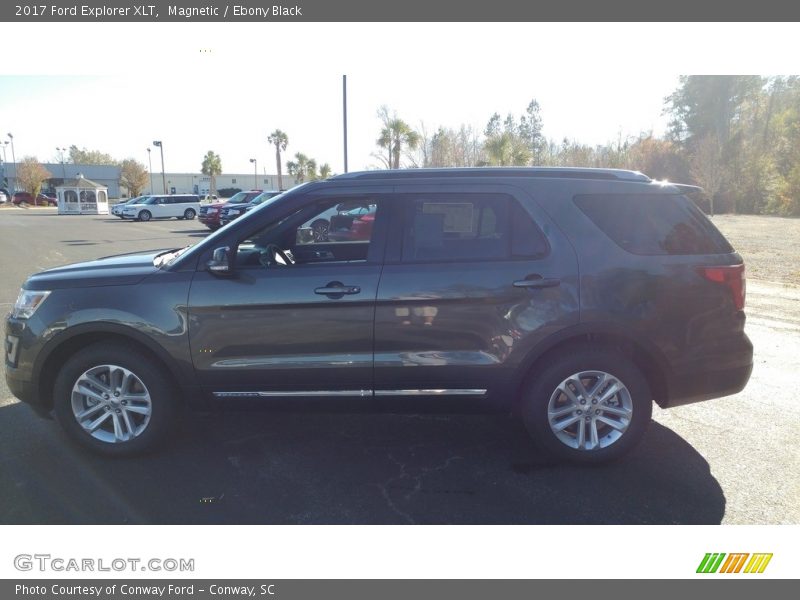 Magnetic / Ebony Black 2017 Ford Explorer XLT