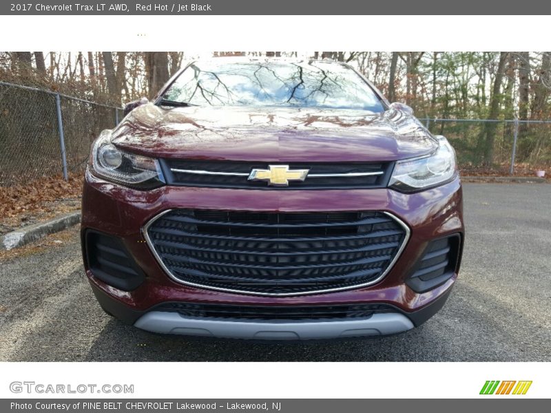 Red Hot / Jet Black 2017 Chevrolet Trax LT AWD