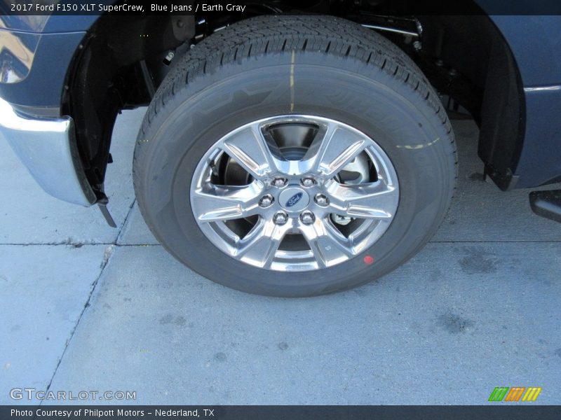 Blue Jeans / Earth Gray 2017 Ford F150 XLT SuperCrew