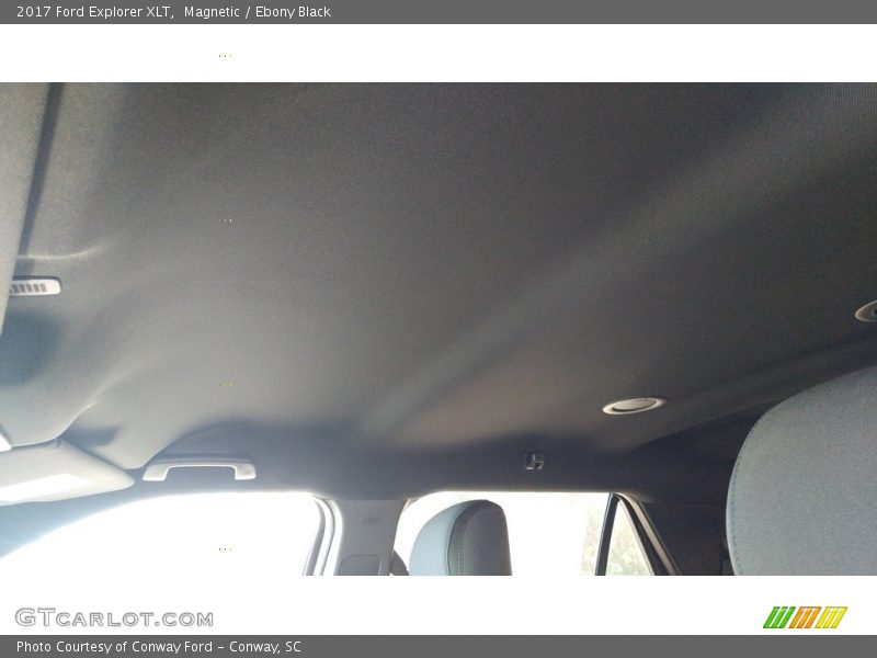 Magnetic / Ebony Black 2017 Ford Explorer XLT