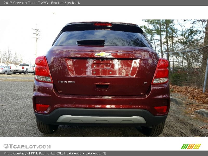Red Hot / Jet Black 2017 Chevrolet Trax LT AWD