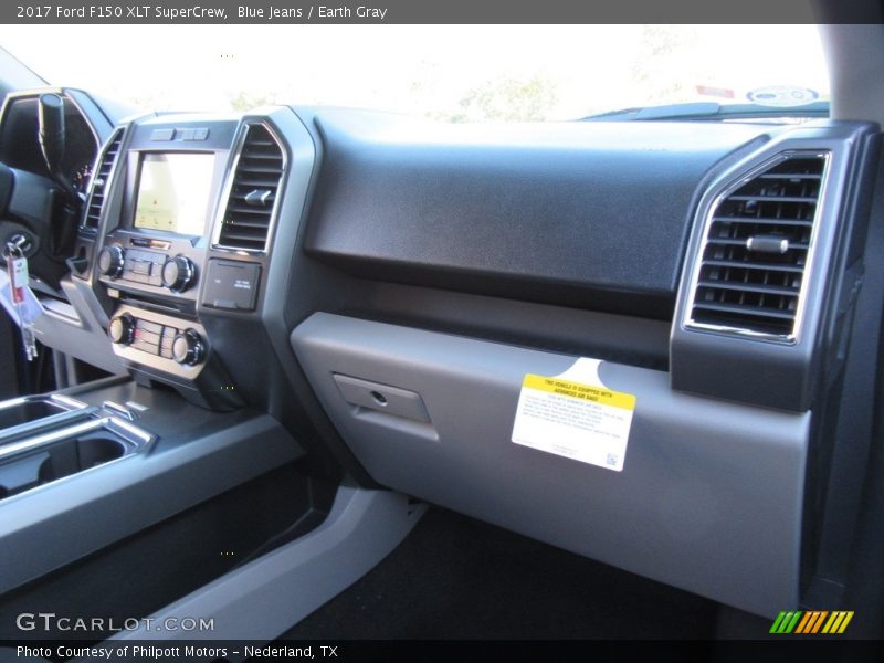 Blue Jeans / Earth Gray 2017 Ford F150 XLT SuperCrew